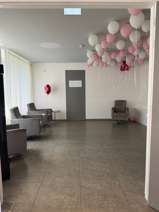 Lounge für Aufklärung und Nachkontrolle